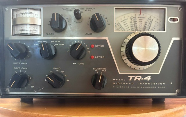 Working Vintage Drake TR-4 HF Transceiver