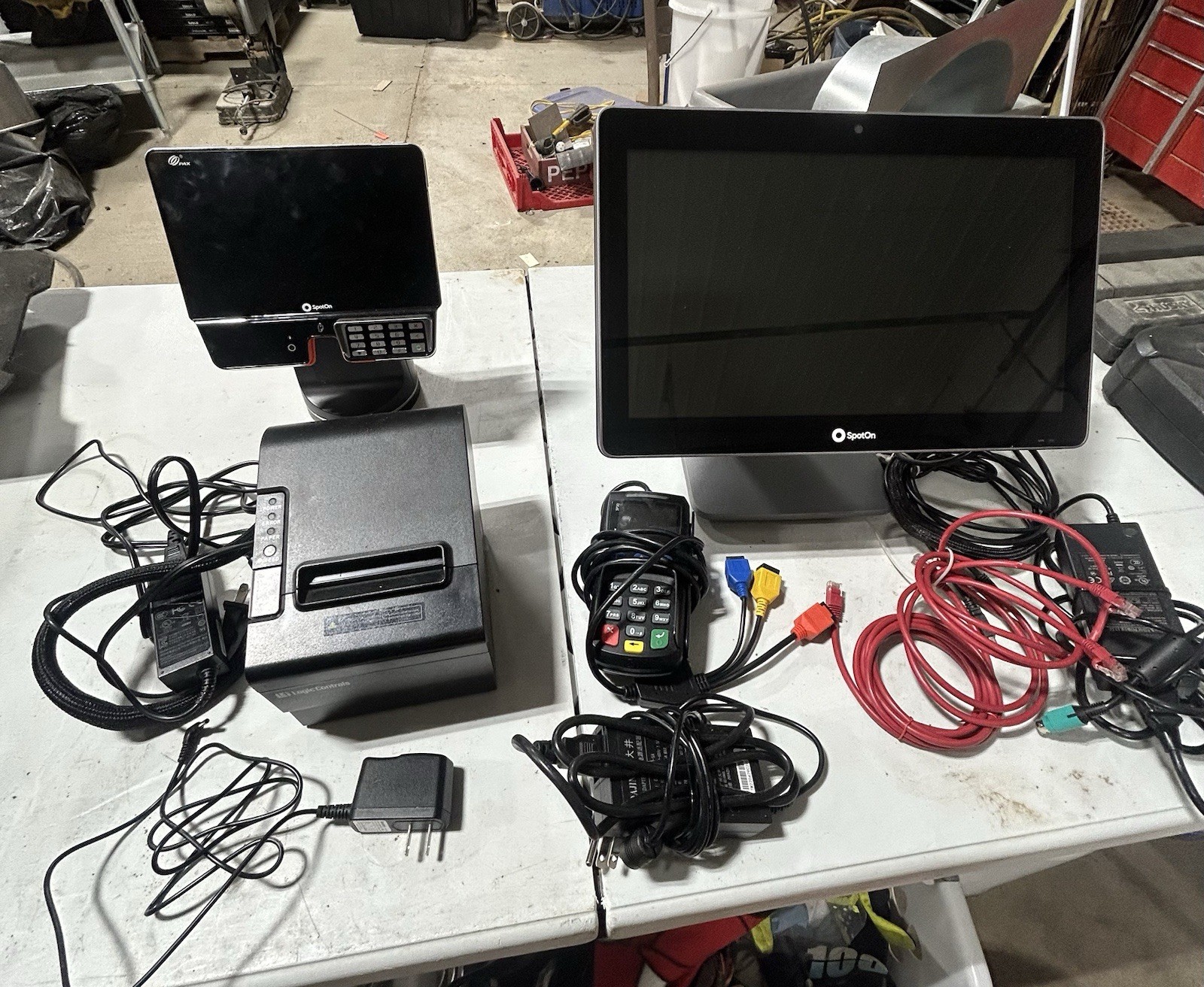 Partner Spoton POS System Touch Screen System With Pin Pad And Receipt Printer ￼