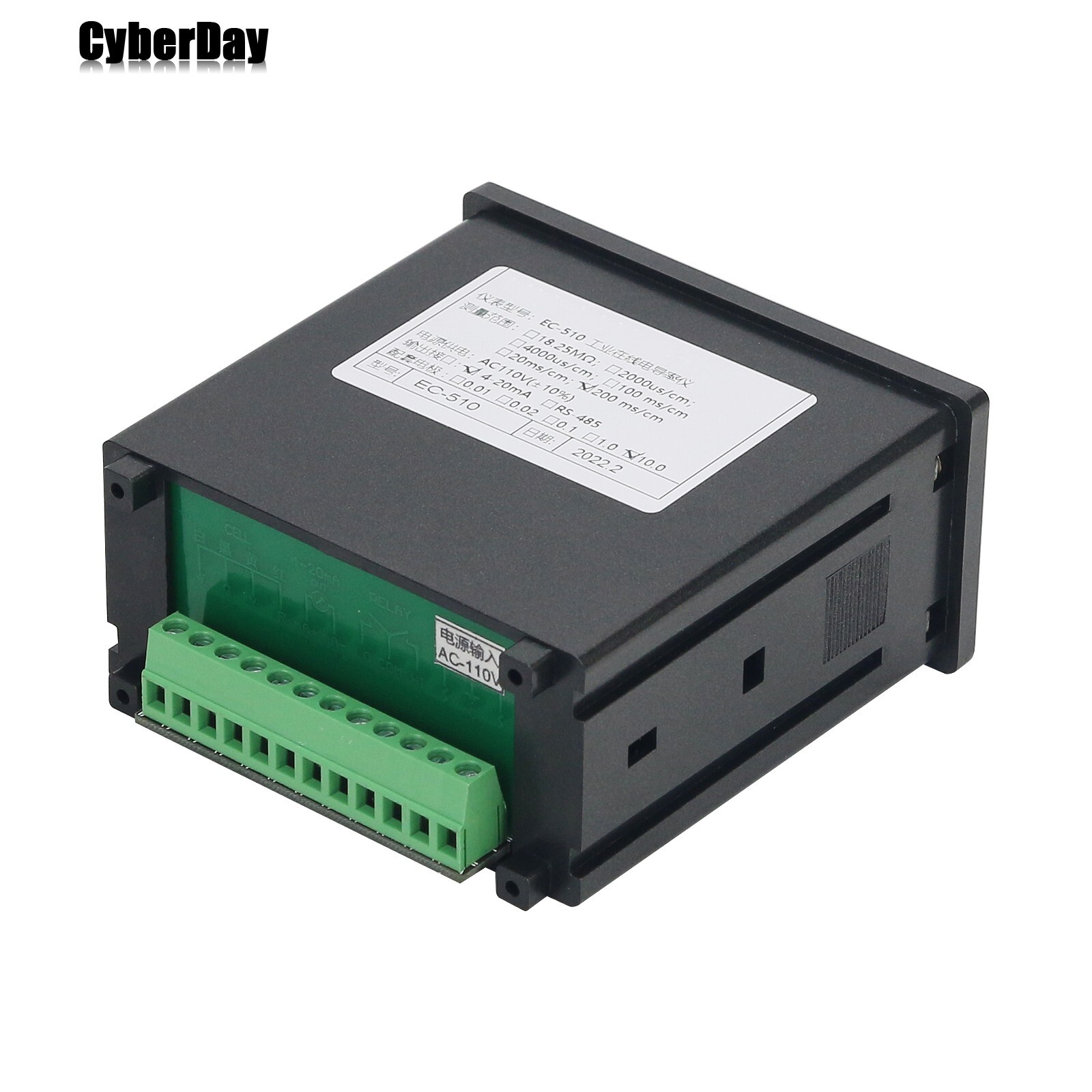 0-200ms/cm 10.0 Sensor Conductivity Meter EC Controller Tester Water Analyzer