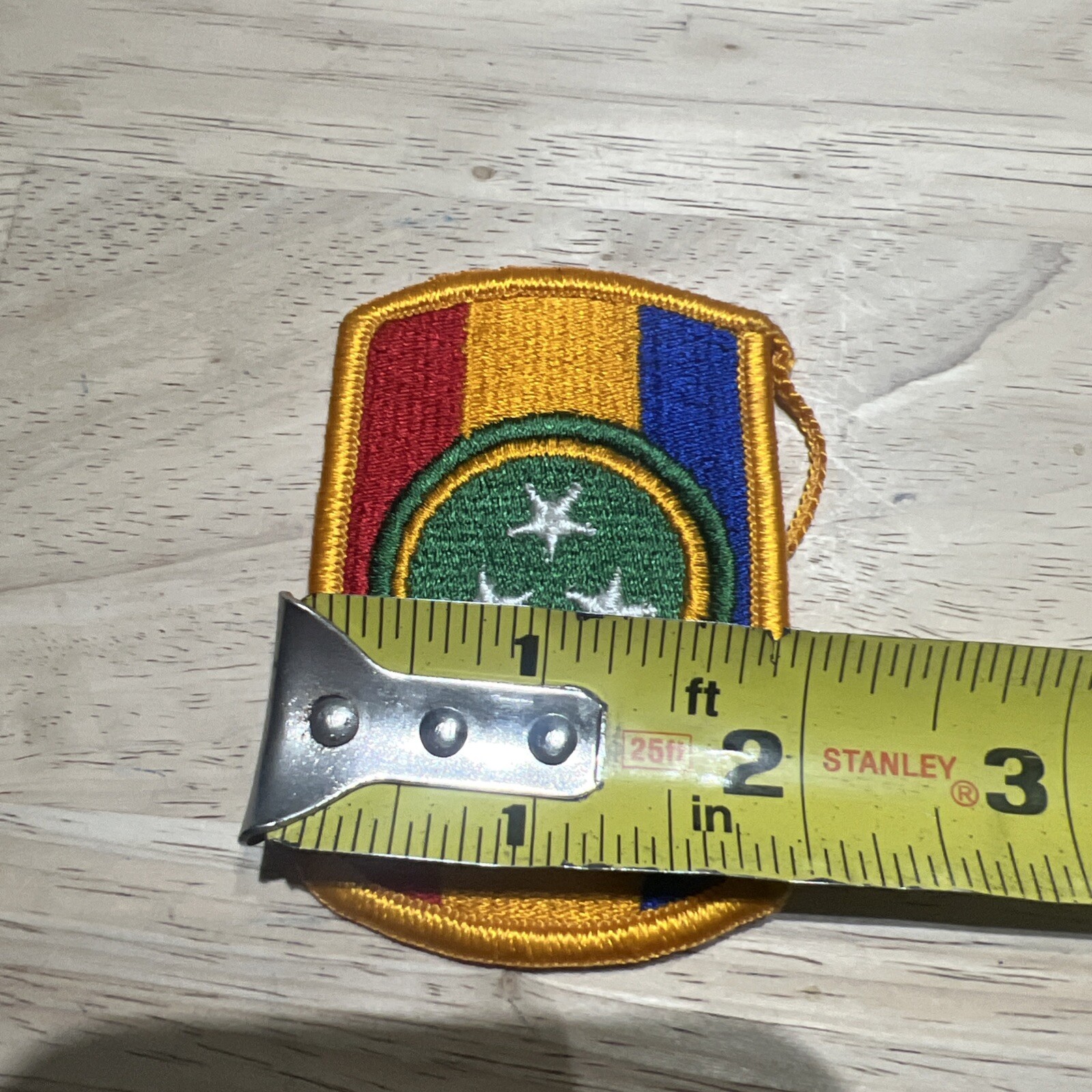 MILITARY PATCH SEW ON COLORED US ARMY 30TH ARMORED BRIGADE