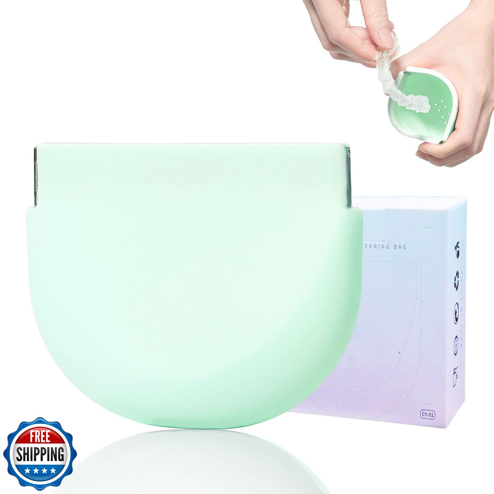 Silicone Retainer Case with Lanyard Slim Cute Retainer Holder Dental Thin Con