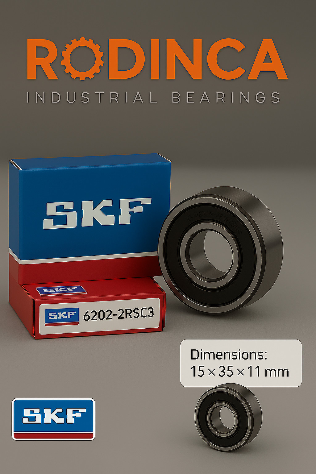 6202 2rs c3 skf original
