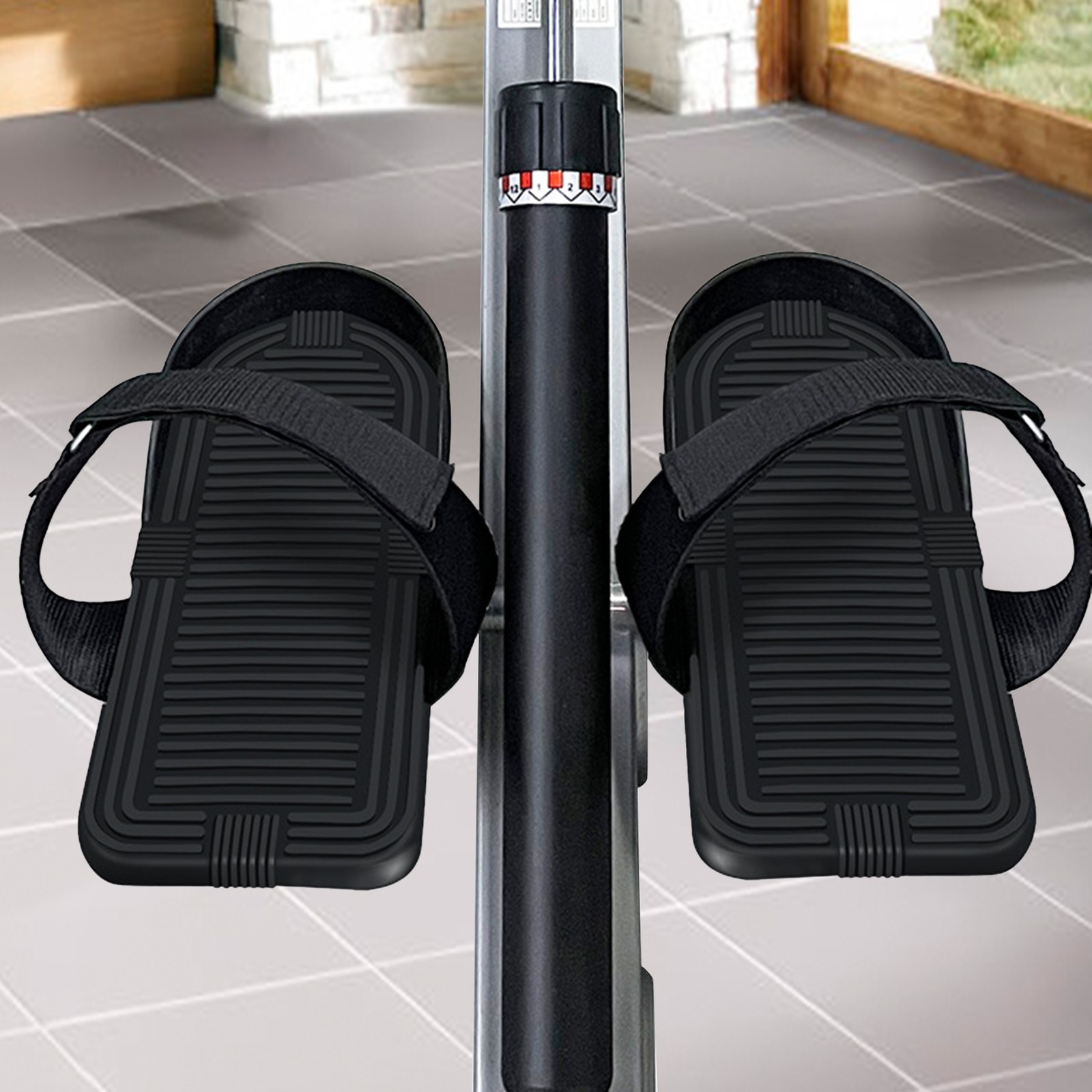 1 Pair Rowing Machine Foot Pedals Replacement Multifunction Portable Non Slip