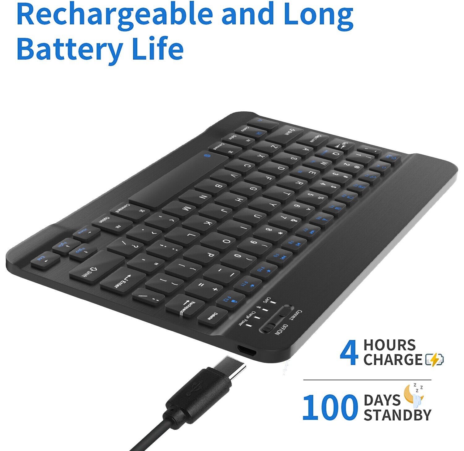 Wireless Bluetooth Keyboard and Mouse Waterproof For Apple iPad Mac PC Computer