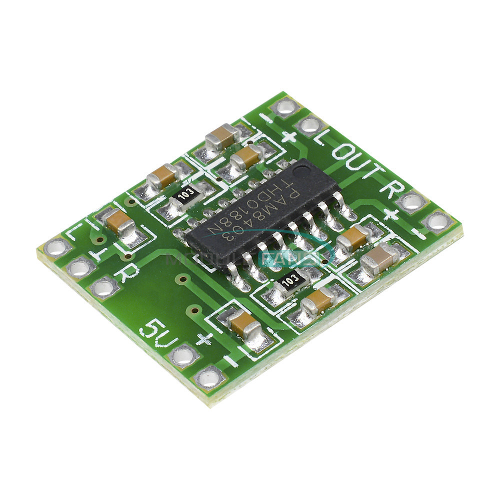 3PCS Digital Amplifier Board Class D 2*3W USB Power Mini PAM8403 Audio Module M