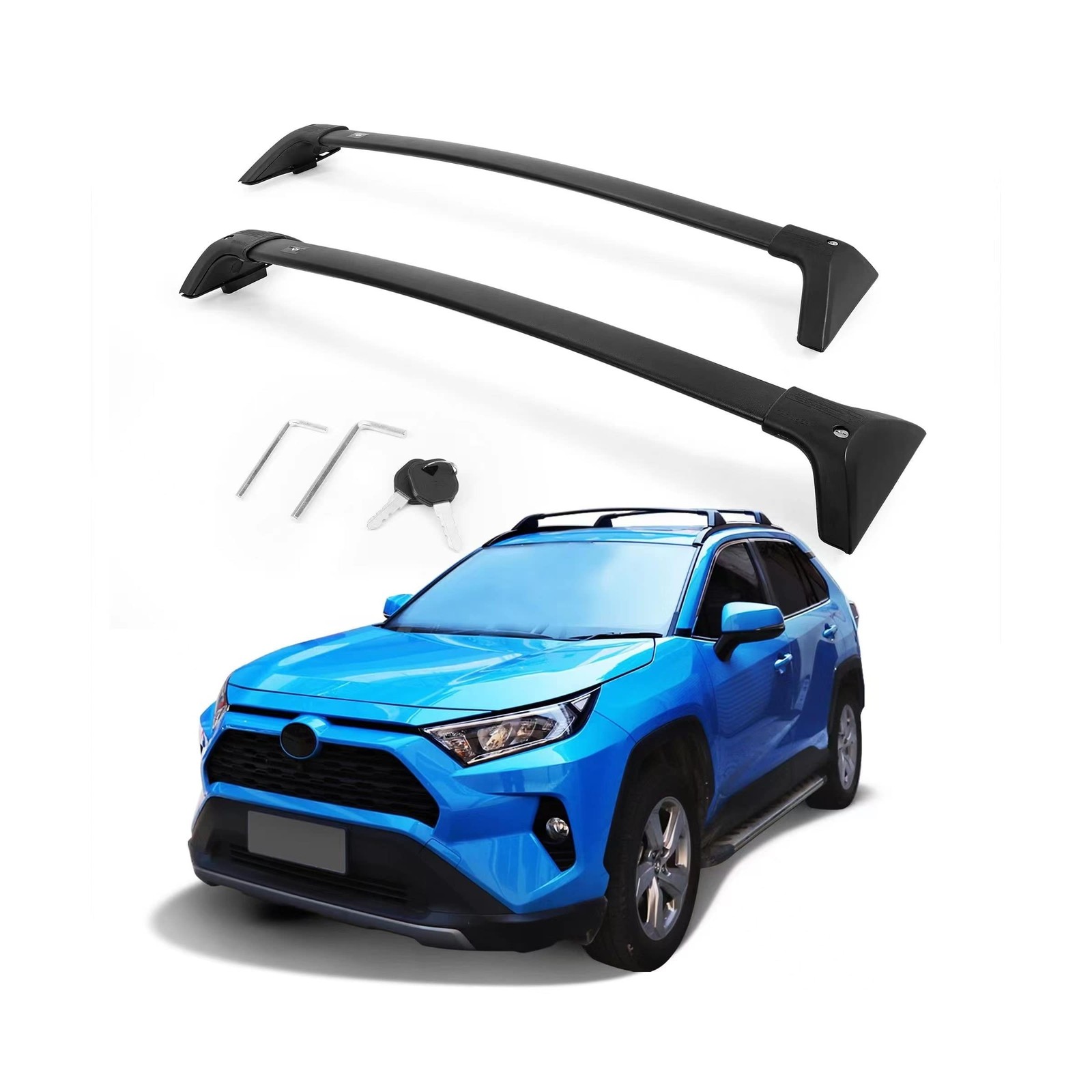 Autekcomma Roof Rack Cross Bars for Toyota RAV4 2019-2025 (Not Fit 2024 LE/Ad...