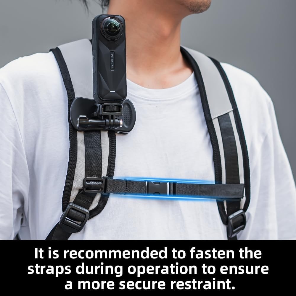 Lightweight 1/4" Quick Release Backpack Camera Mount - Effortless Filming