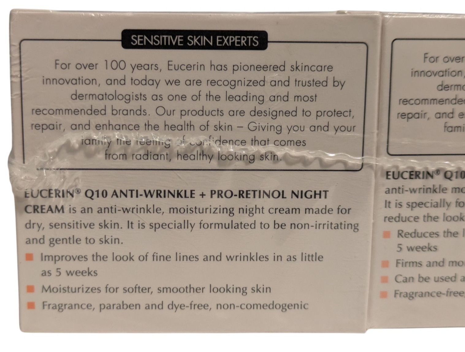 Eucerin Q10 Anti Wrinkle Face Cream Moisturizer Bundle Day & Night Formula NEW