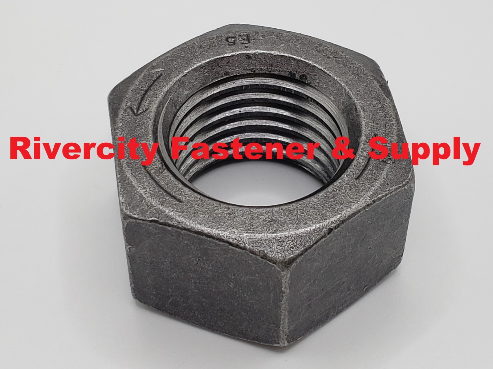 1-1/2-6 Hex Nuts Left Hand 1.50x6 Nut 1-1/2" x 6 Reverse Thread