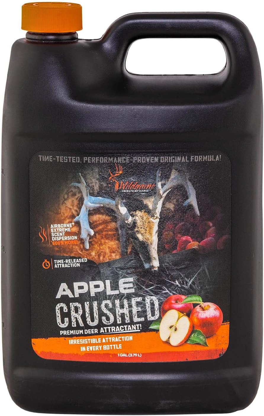Wildgame Innovation Apple Crushed Liquid Deer Attractant, 1 Gallon Time-Released