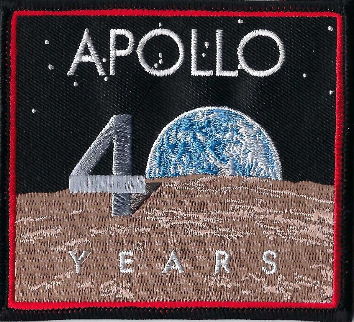 PATCH NASA  APOLLO 40 YEARS   JP-16