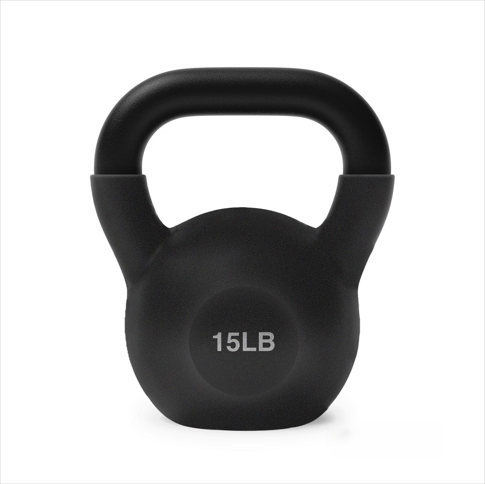 Fitness, 15lb Kettlebell with Smooth Covering, Single