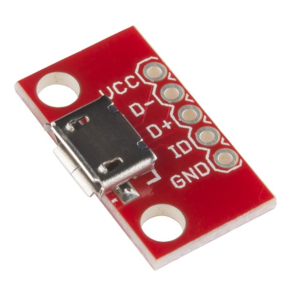 [ SparkFun BOB-12035 ] microB USB Breakout