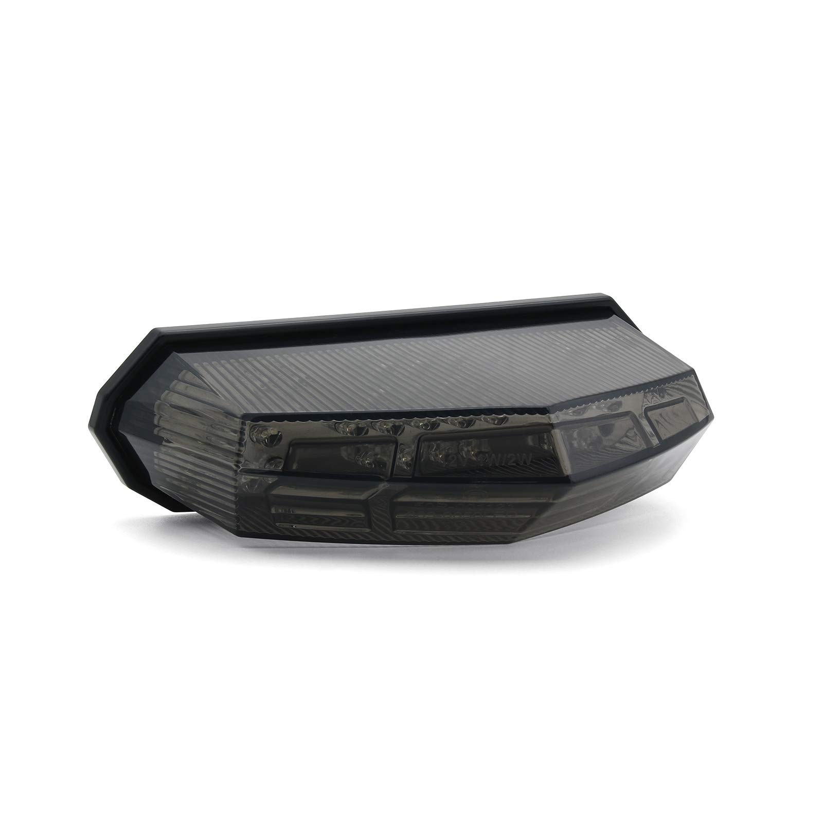 Universal Smoke Integrated Motorcycle 25 LED Tail Light with Turn Signal Posi...