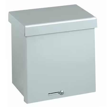 Wiegmann Rsc040404g Padlockable Hasp Electrical Enclosures, 4 In H, 4 In D, 4