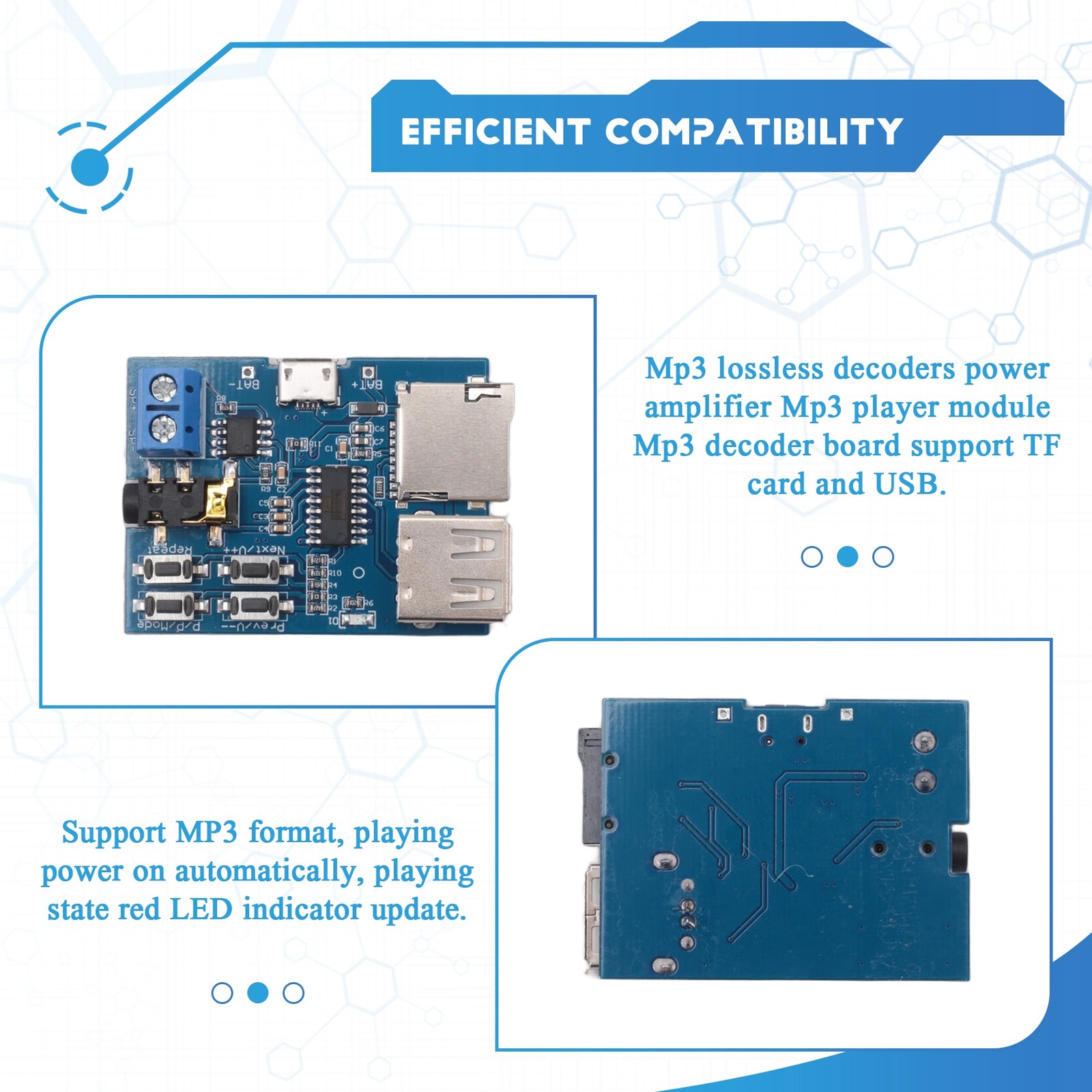 Mp3 Lossless Decoders Decoding Amplifier Mp3 Player Audio Module Mp3 2676