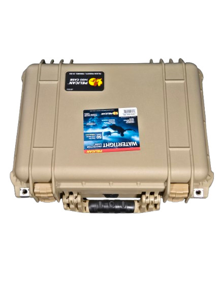 Pelican 1450 Watertight Hard Case (Desert Tan)