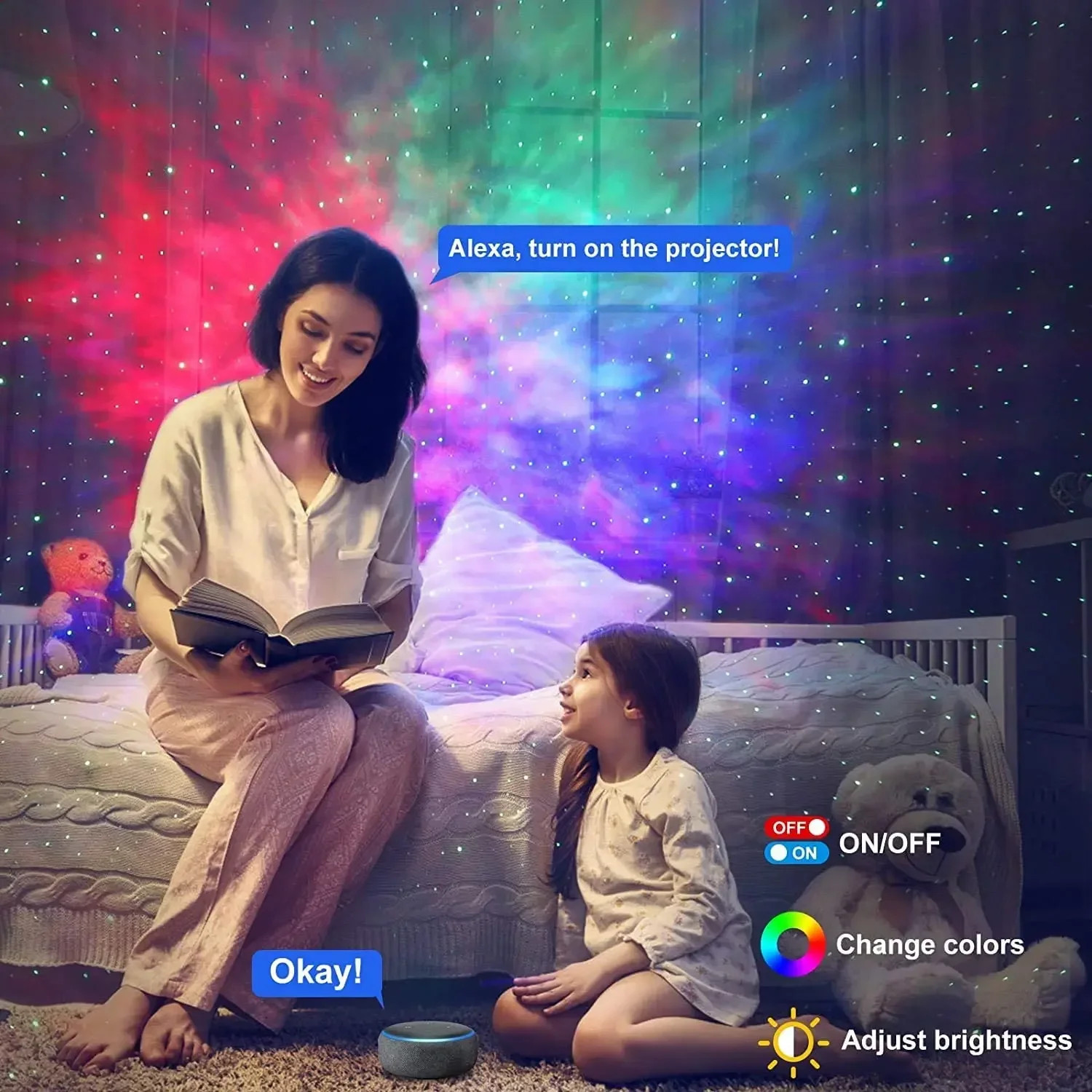 Starry Sky Projector WiFi Smart Home Automation Galaxy