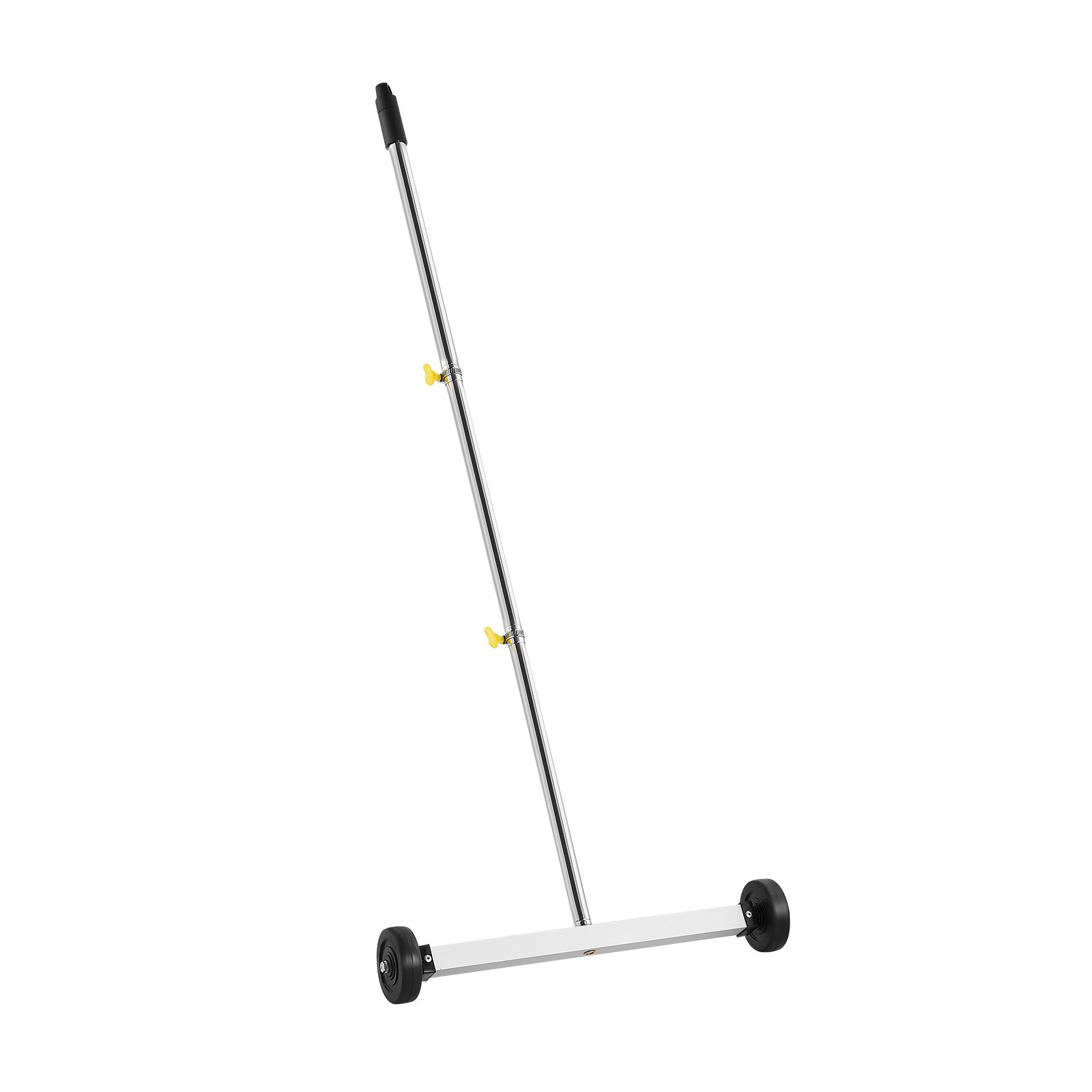 17" Rolling Magnetic Sweeper Picks up Tools Nails Screws Clips 10 lbs Capacity