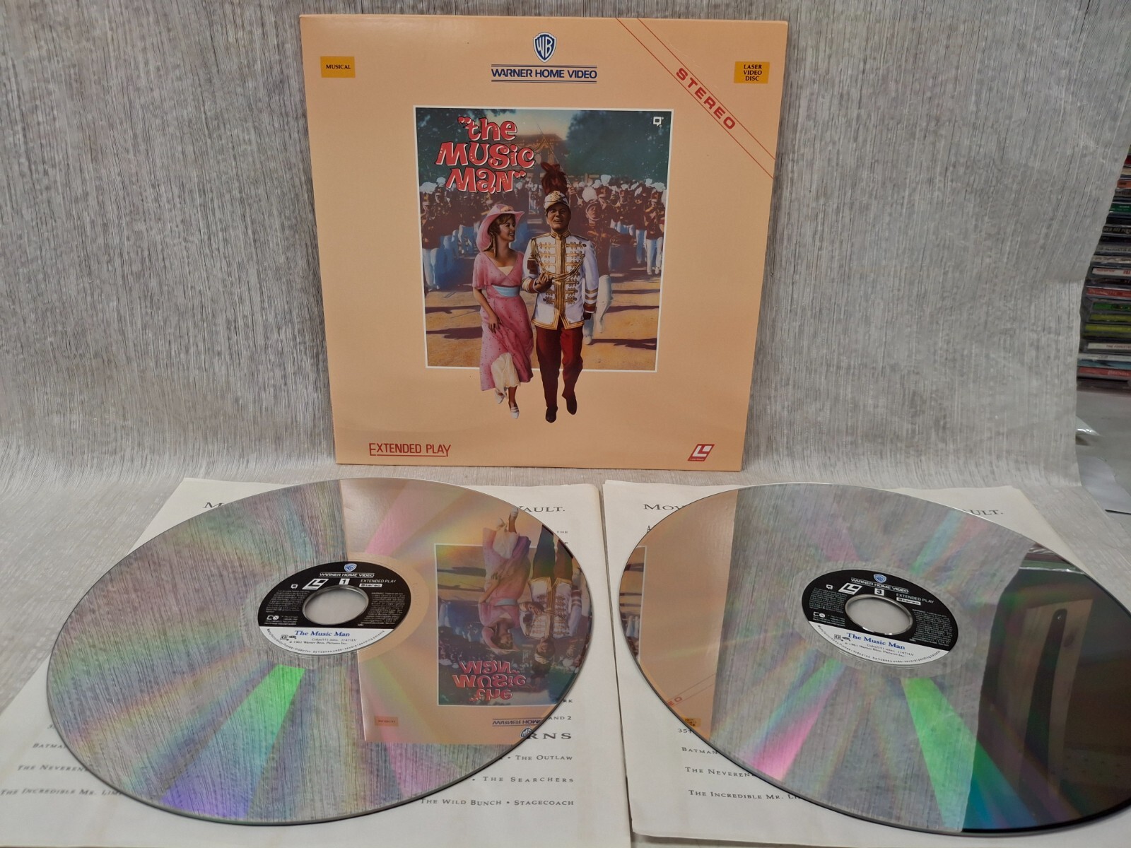 The Music Man - Robert Preston, Shirley Jones - Laserdisc Free Shipping Like New