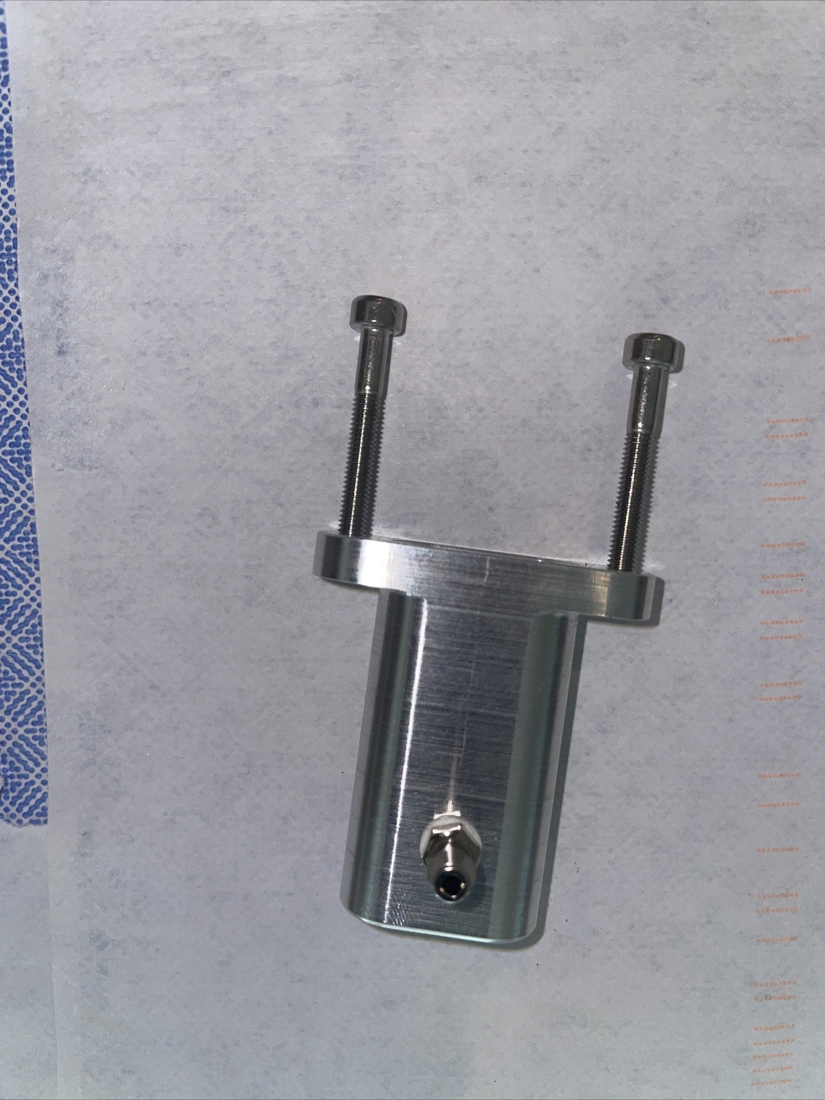 OS FP10-15 & LA 15 TONGUE MUFFLER WITH SCREWS NEW THICKER WALLS NIP PRESSURE TAP