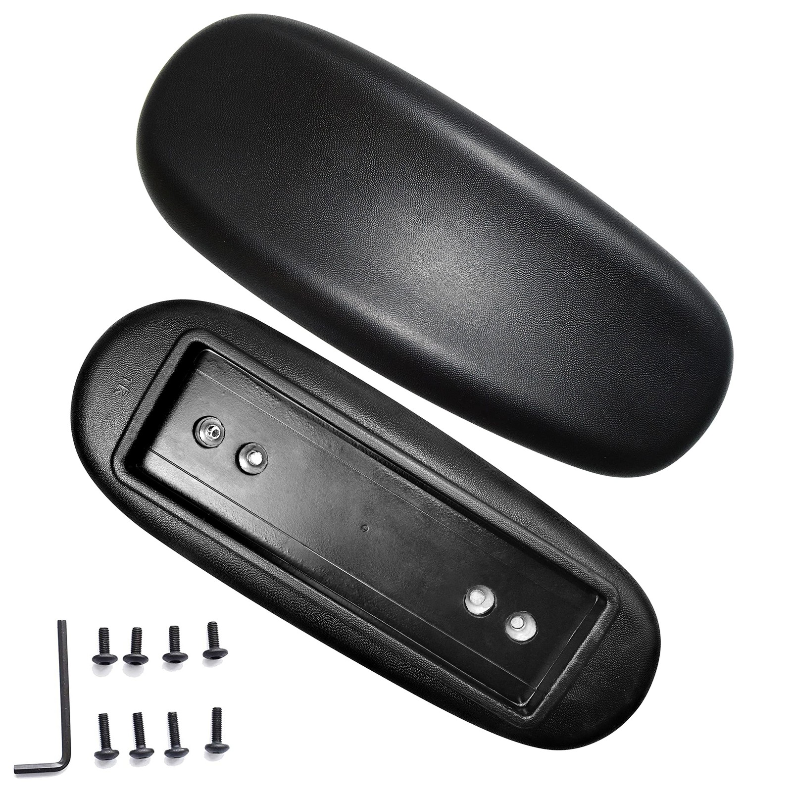 Office Chair Armrest Replacement Arm Pads Universal 4" or 5.5" Mounting Hole ...