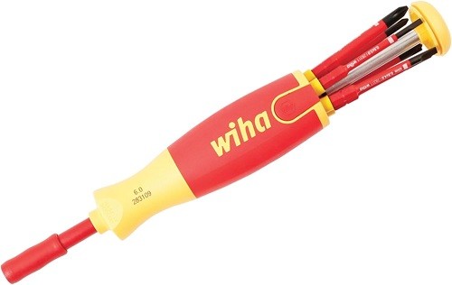 7 Piece Insulated Slimline Ultra-Driver Blade Set Slotted, Phillips, Square