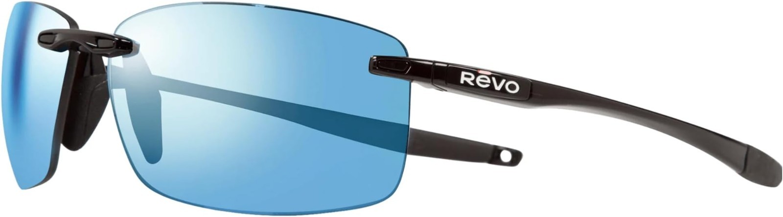 Revo Sunglasses DESCEND N Black Frame / Blue Water POLARIZED Lens RE4059