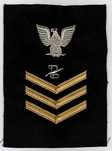 USN RATING BADGE FEMALE JO1 JOURNALIST
