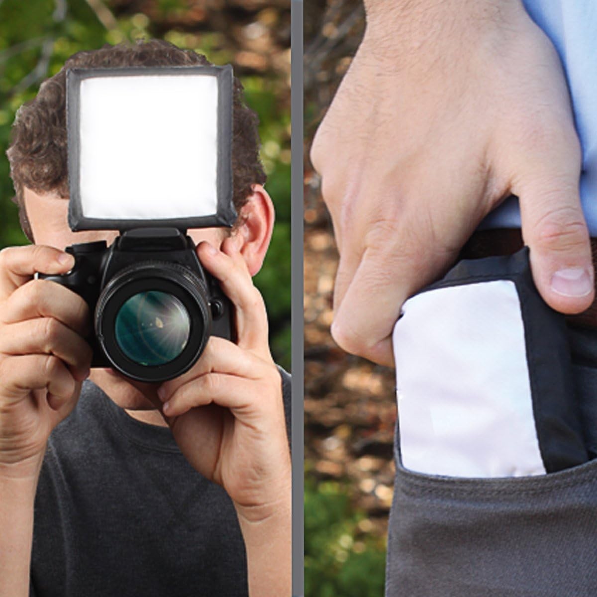 Even-Light Diffuser Softbox for Speedlite Flashes - Compact & Functional Design
