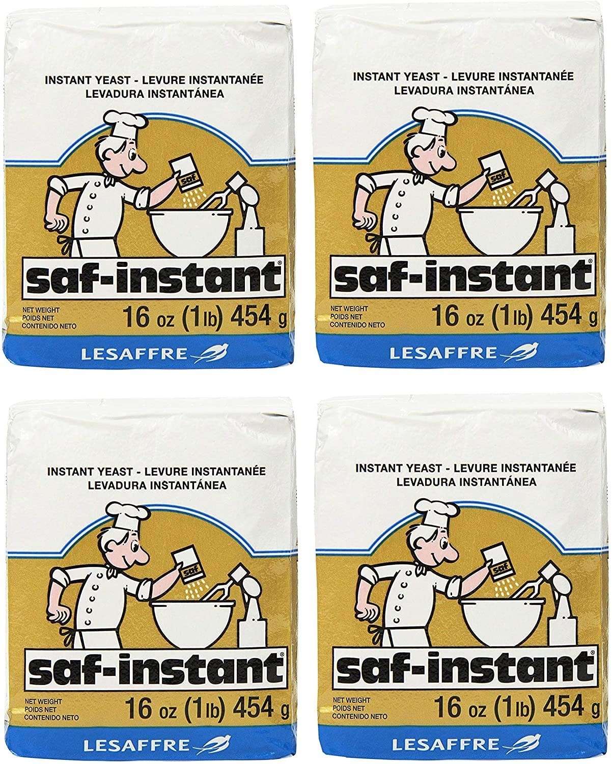 Instant Yeast 4 lb - Fast-Rising Baking Yeast for Bread, Pizza & Pastries
