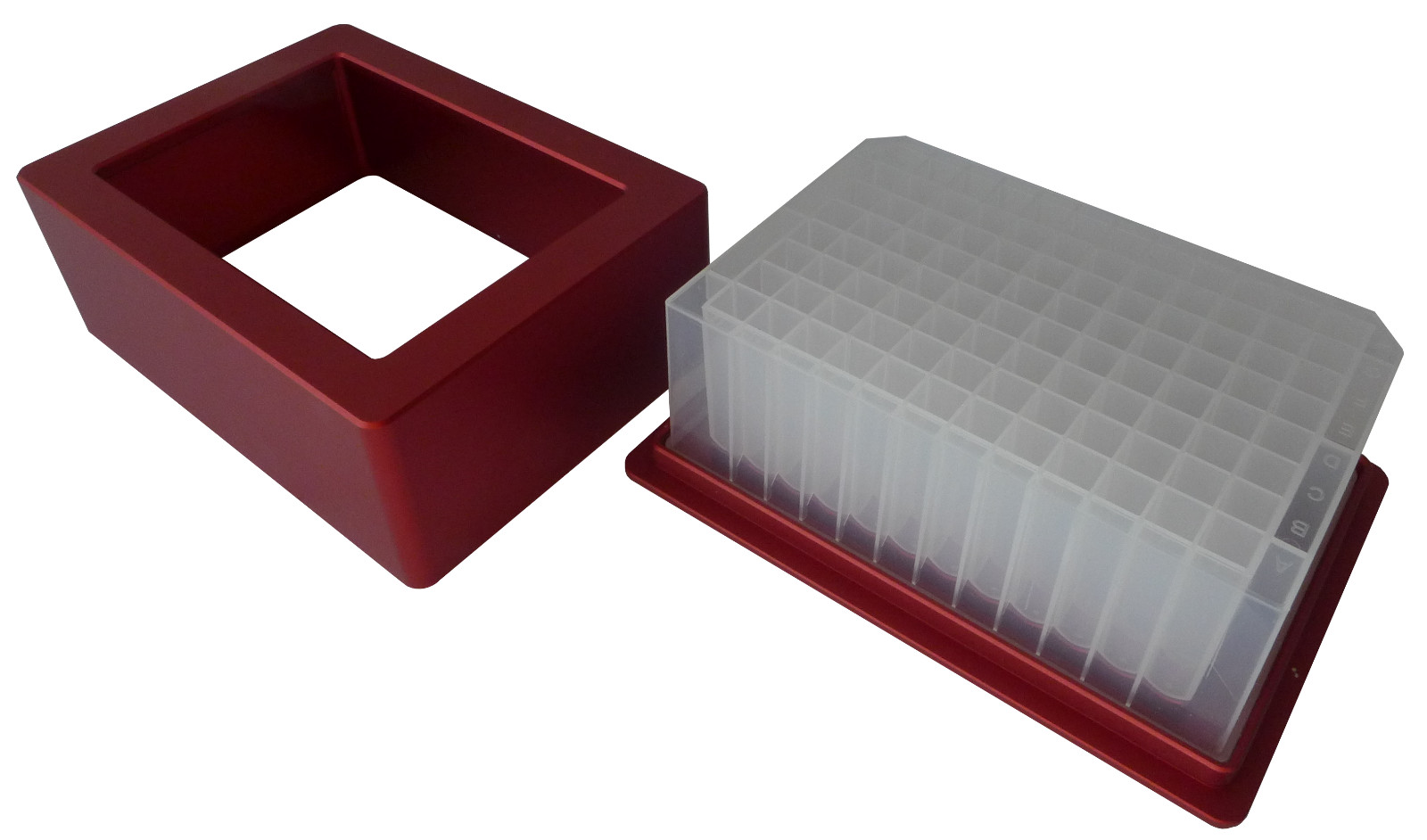 Products Cold block for deep well 96 wells plates