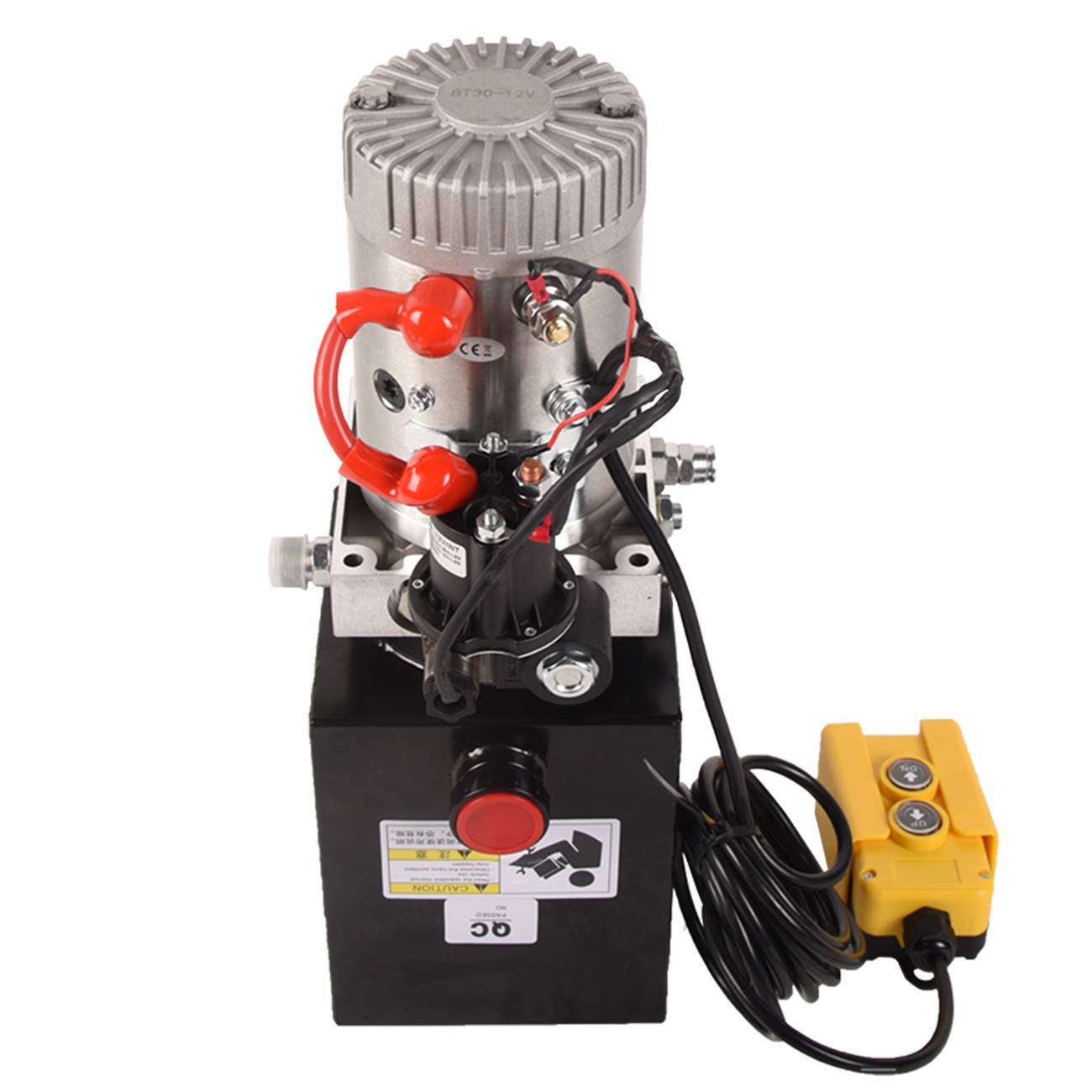 Single Acting Hydraulic Pump 12V 4 Quart 3200 PSI Power Pack Dump Trailer