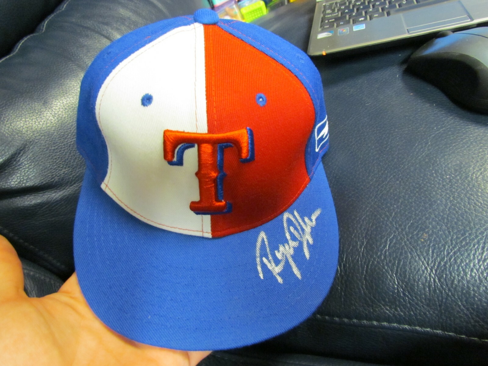 Ryan Drese Autographed Baseball Hat Cap Texas