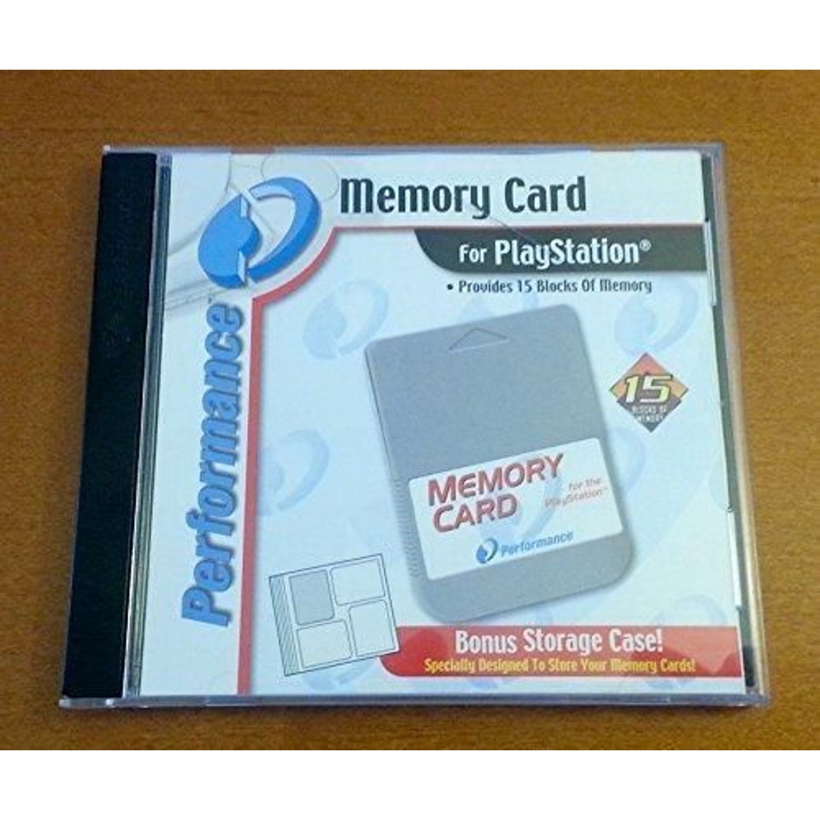 Memory Card with Case for PlayStation