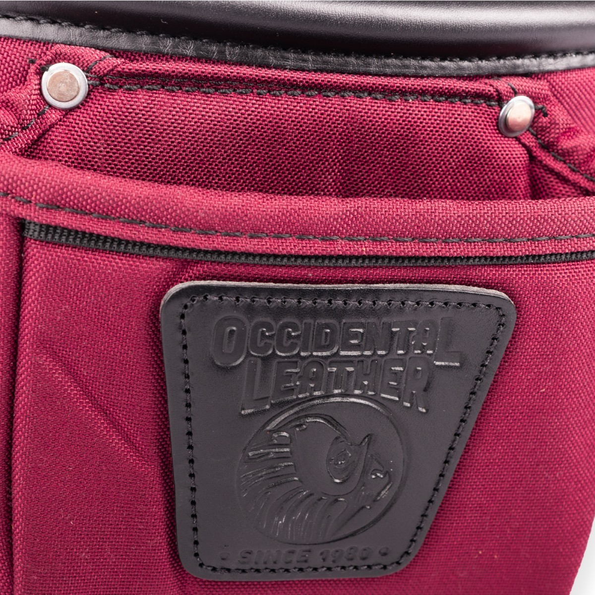 Occidental Leather 8582R FatLip™ Tool Bag- Deep Red MADE IN USA