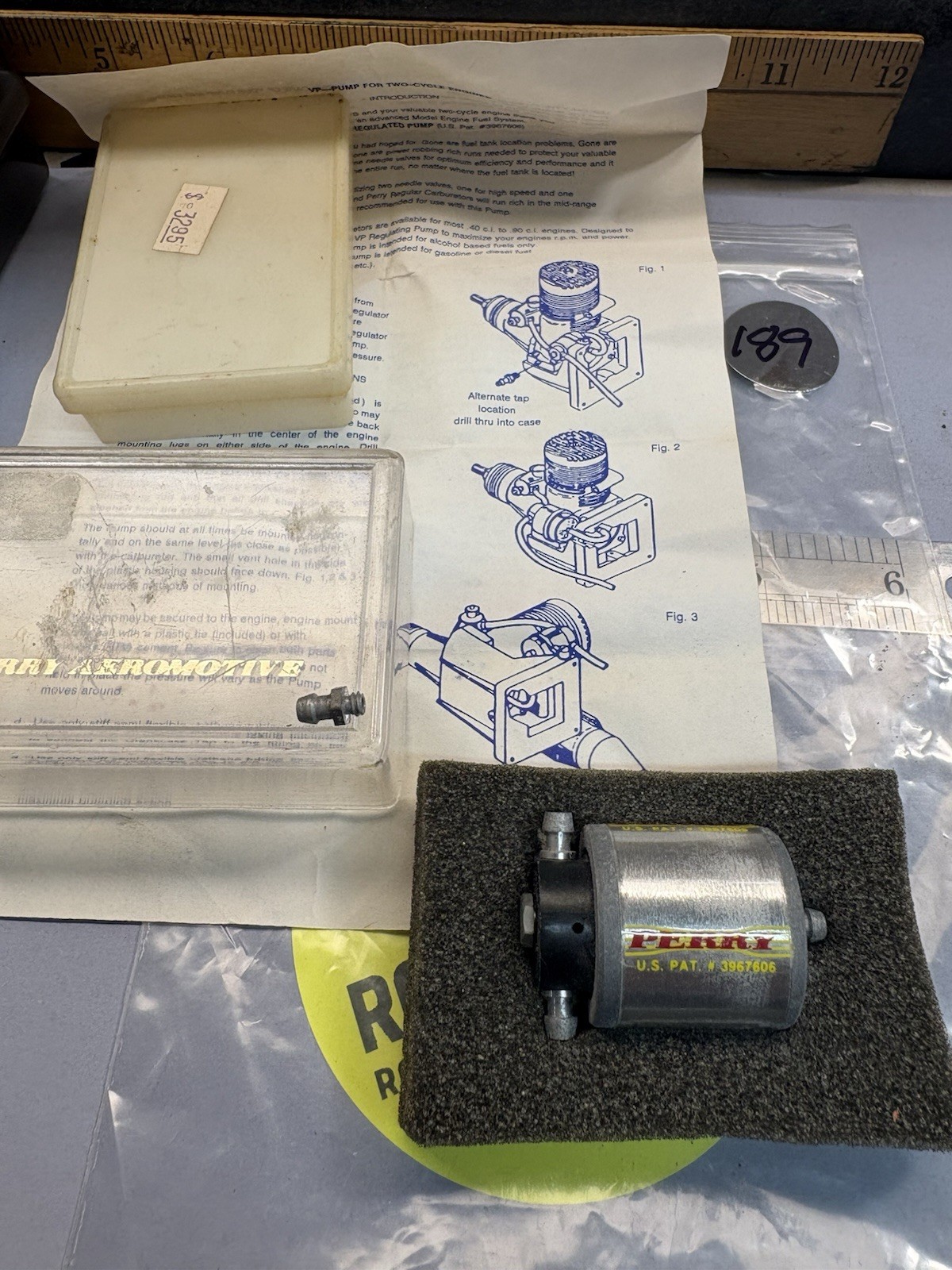 PERRY 3967606 RC BOAT PARTS / NEW OLD STOCK