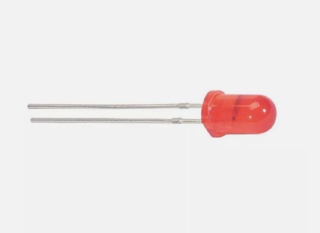 25 x Red LED 5mm Round Wide Angle Diffused LED Light Emitting Diode Bright PCB