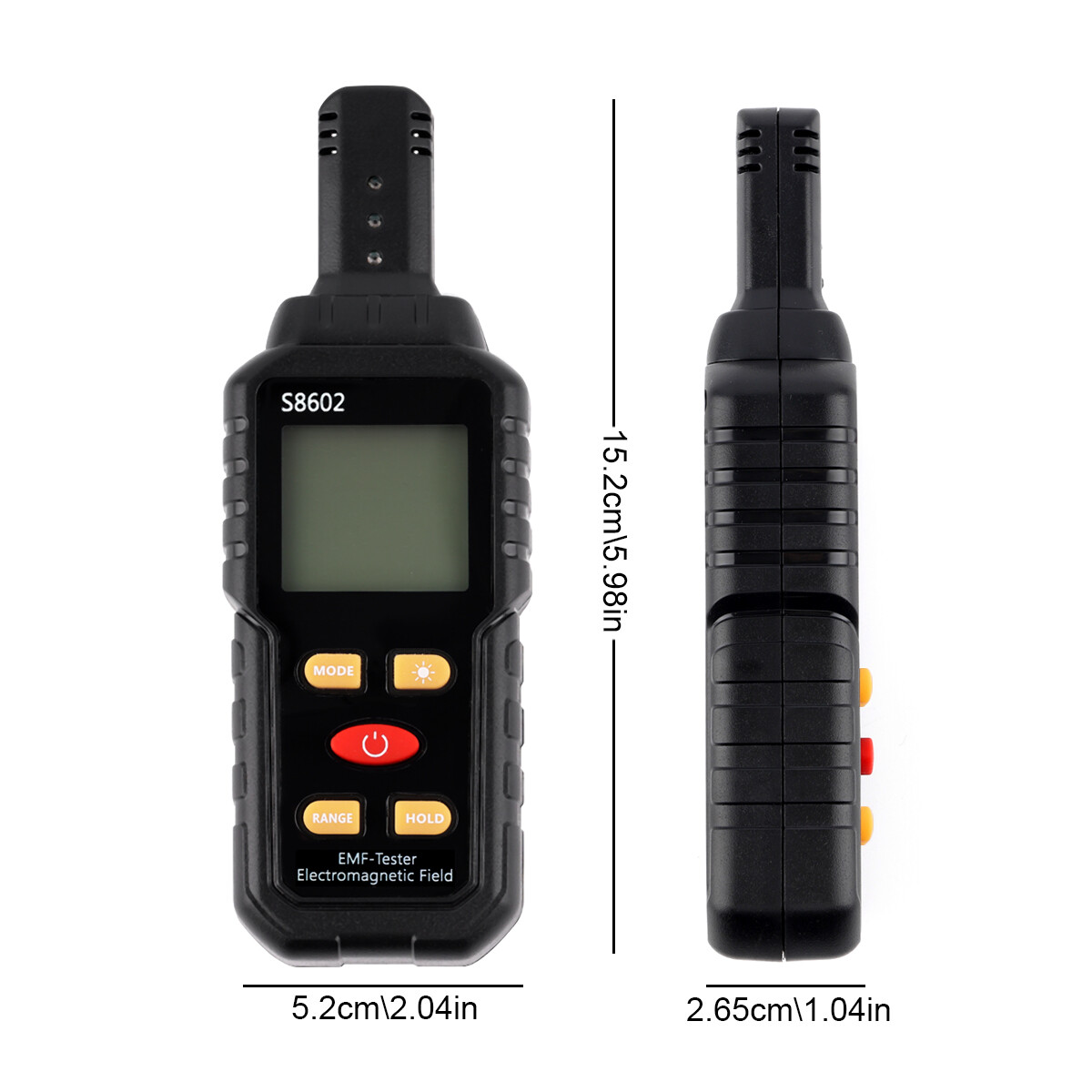 3 In 1 Radiation Detector Dosimeter Geiger Counter EMF Electromagnetic Tester