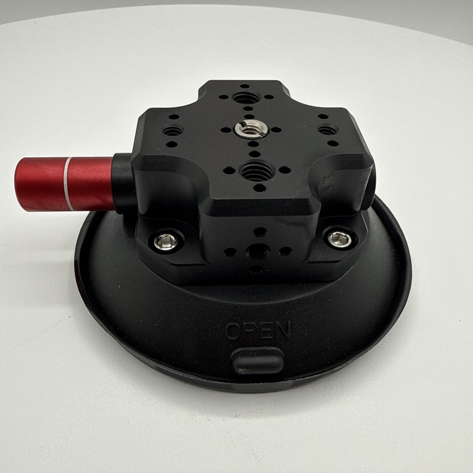 Camera Suction Cup Mount, 4.5" Pump-actived Vacuum Suction Mount Black