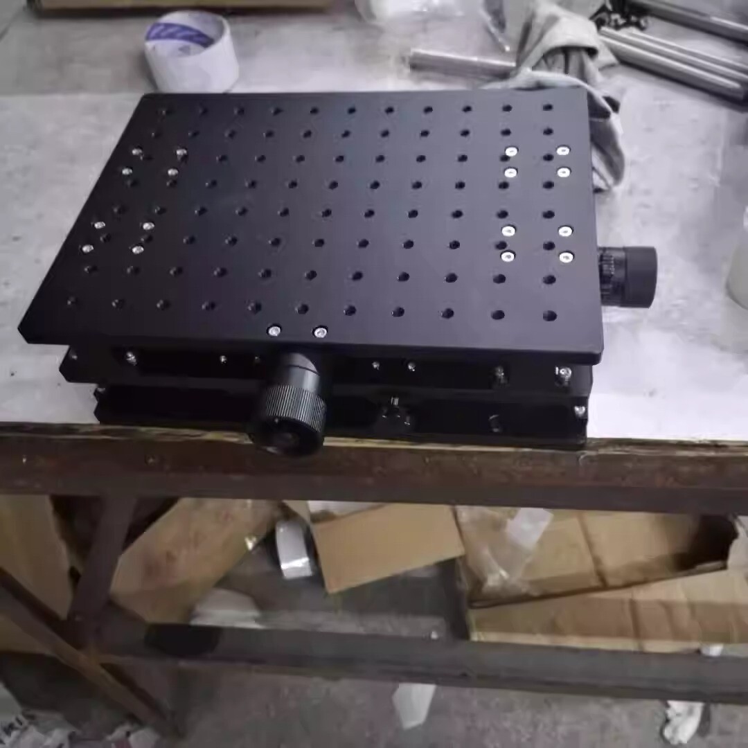 3 Axis Moving Table Portable Manual Slide Table Translation Stage Test Stand