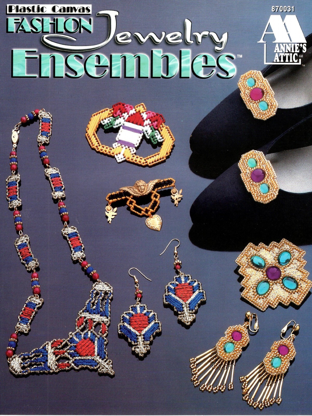 Fashion Jewelry Ensembles Plastic Canvas Booklet Annie's Attic 870031