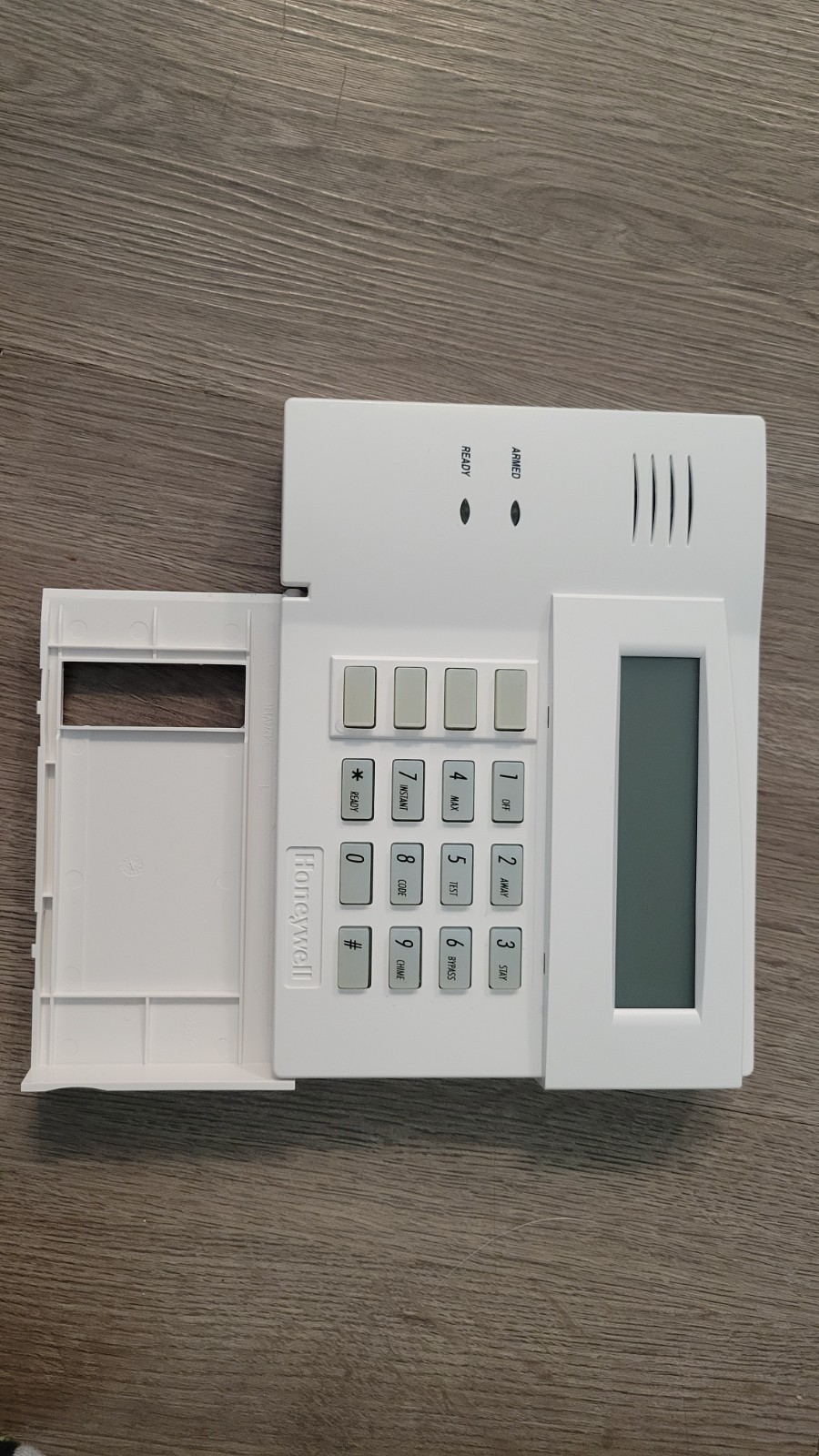 Honeywell 6160 Custom Alpha Alarm Security Control Panel & Keypad White
