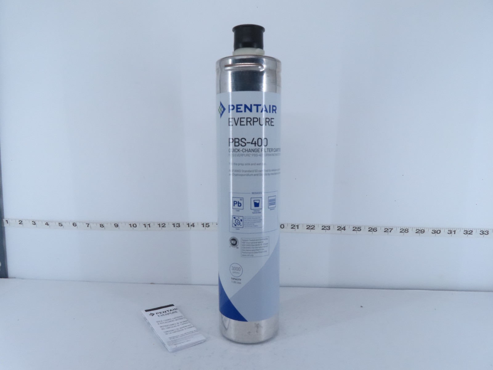 (USED) PENTAIR EVERPURE PBS-400 FILTER CARTRIDGE EV927086 3000 GAL 0.5 MICRON