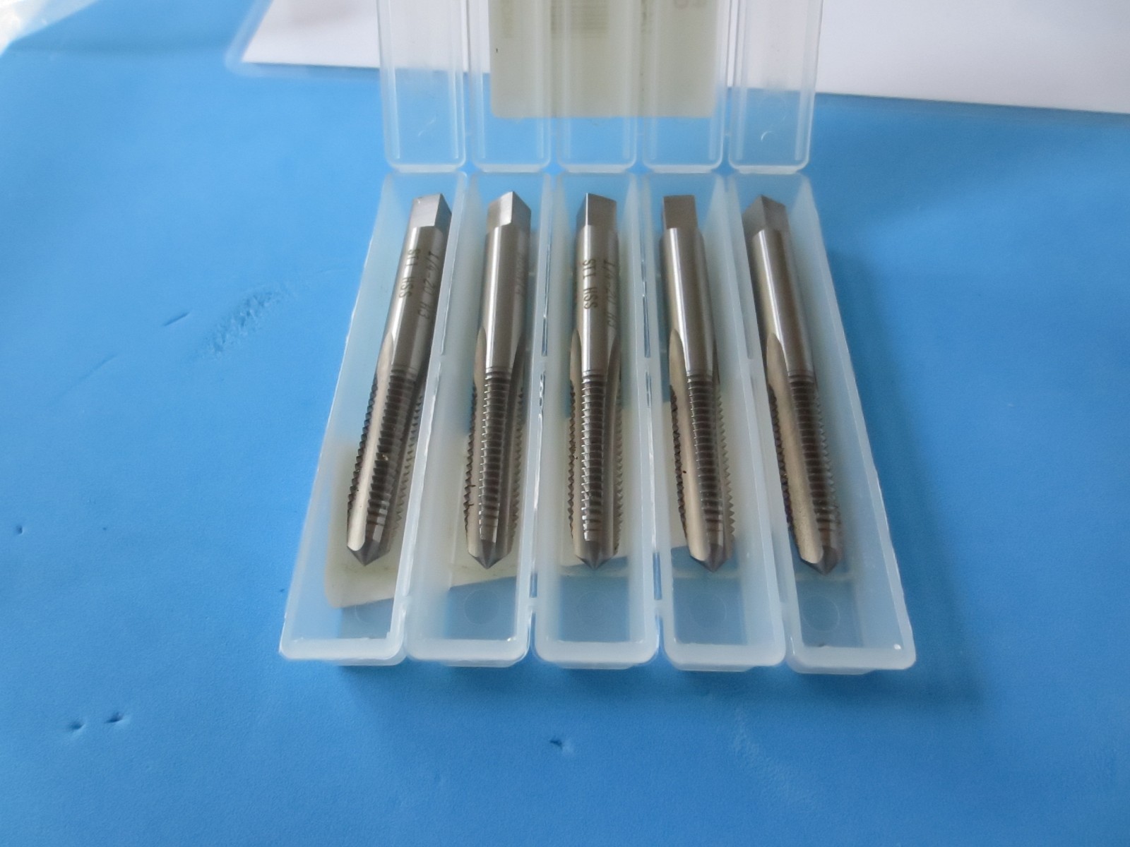 5pc Lot.  1/4-20 H3, HSS STI, 3 Straigth Flute, Hand Plug Tap ♦ Made in Bosnia ♦