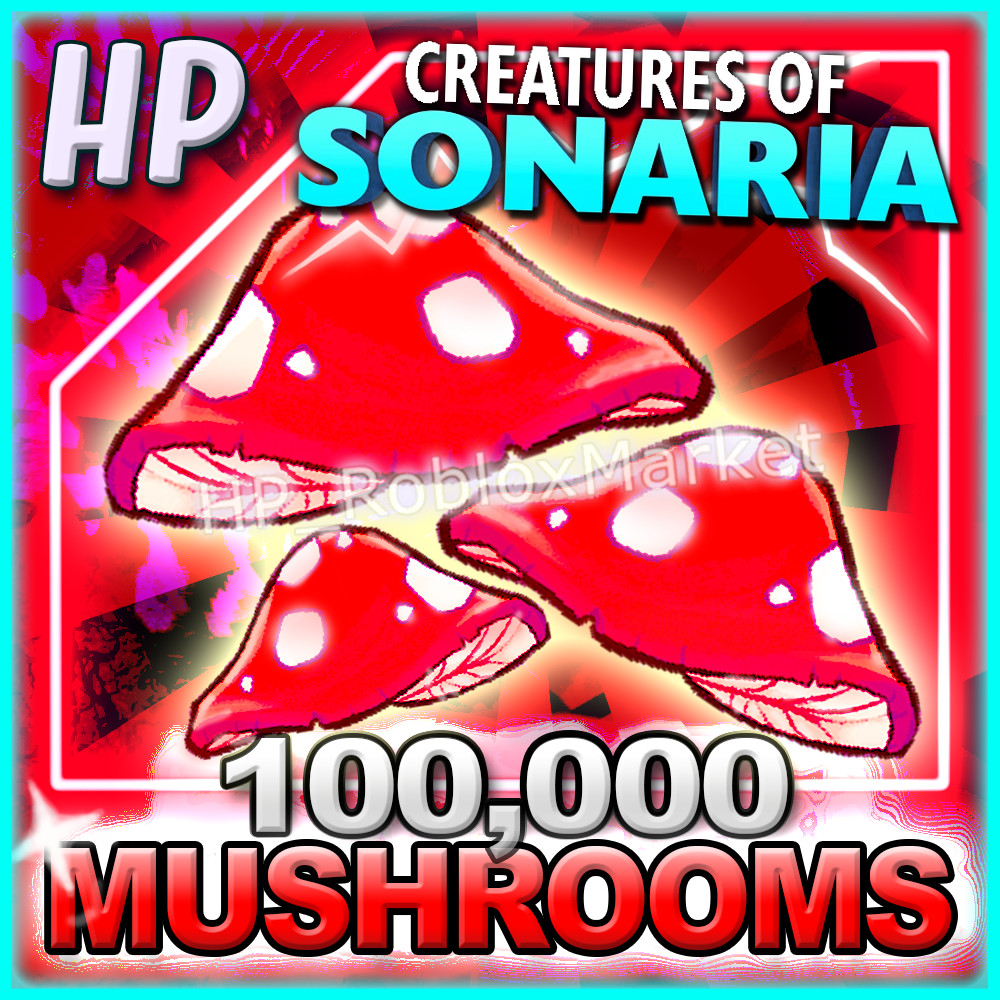 CREATURES OF SONARIA 🍄🍄🍄[100K Mushrooms / MUSH]⚡FASTEST DELIVERY・COS⚡ 100,000