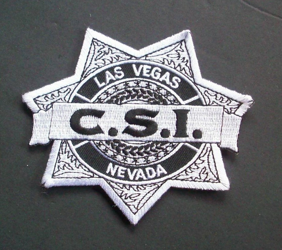 C.S.I. Las Vegas, Nevada Police Embroidered Patch -new