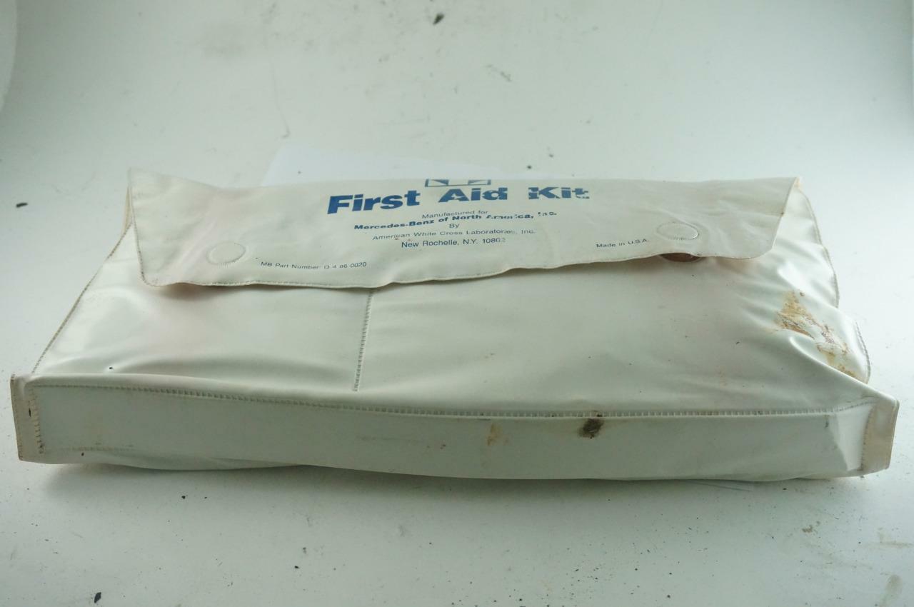 *Unused* OEM Mercedes W107 R107 White First Aid Kit 81-89 380sl 560sl SLC