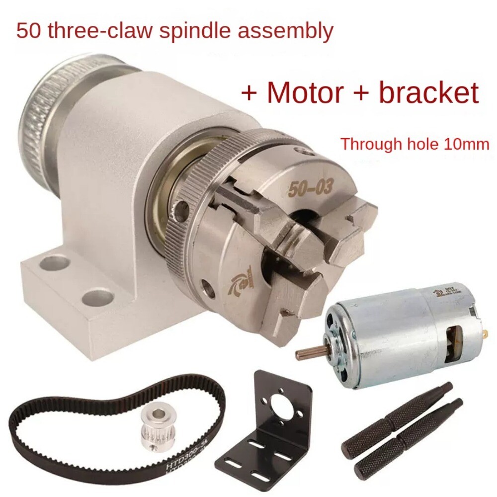 50/65/80 Chuck Spindle Assembly, Self-made Mini Lathe, Buddha Bead Machine