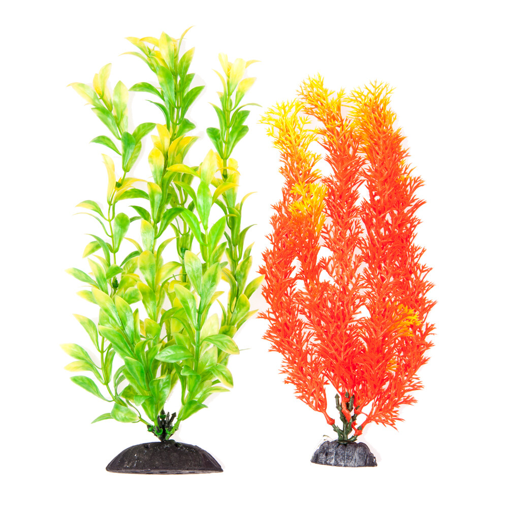 PD-BH66 2pk Multi-Colored Orange/Green with Highlights, Approx. 10in